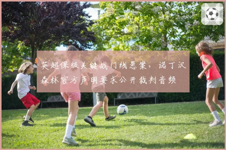 英超保级关键战门线悬案,诺丁汉森林官方声明要求公开裁判音频